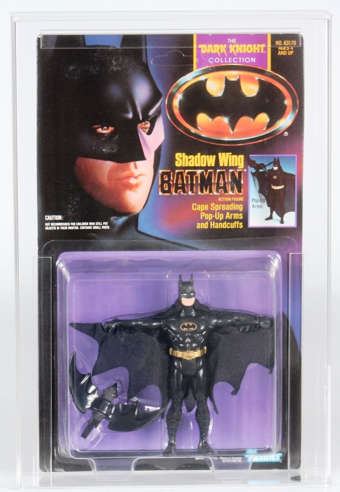 1990 Kenner Batman Dark Knight Collection Carded Action Figure Shadow Wing Batman