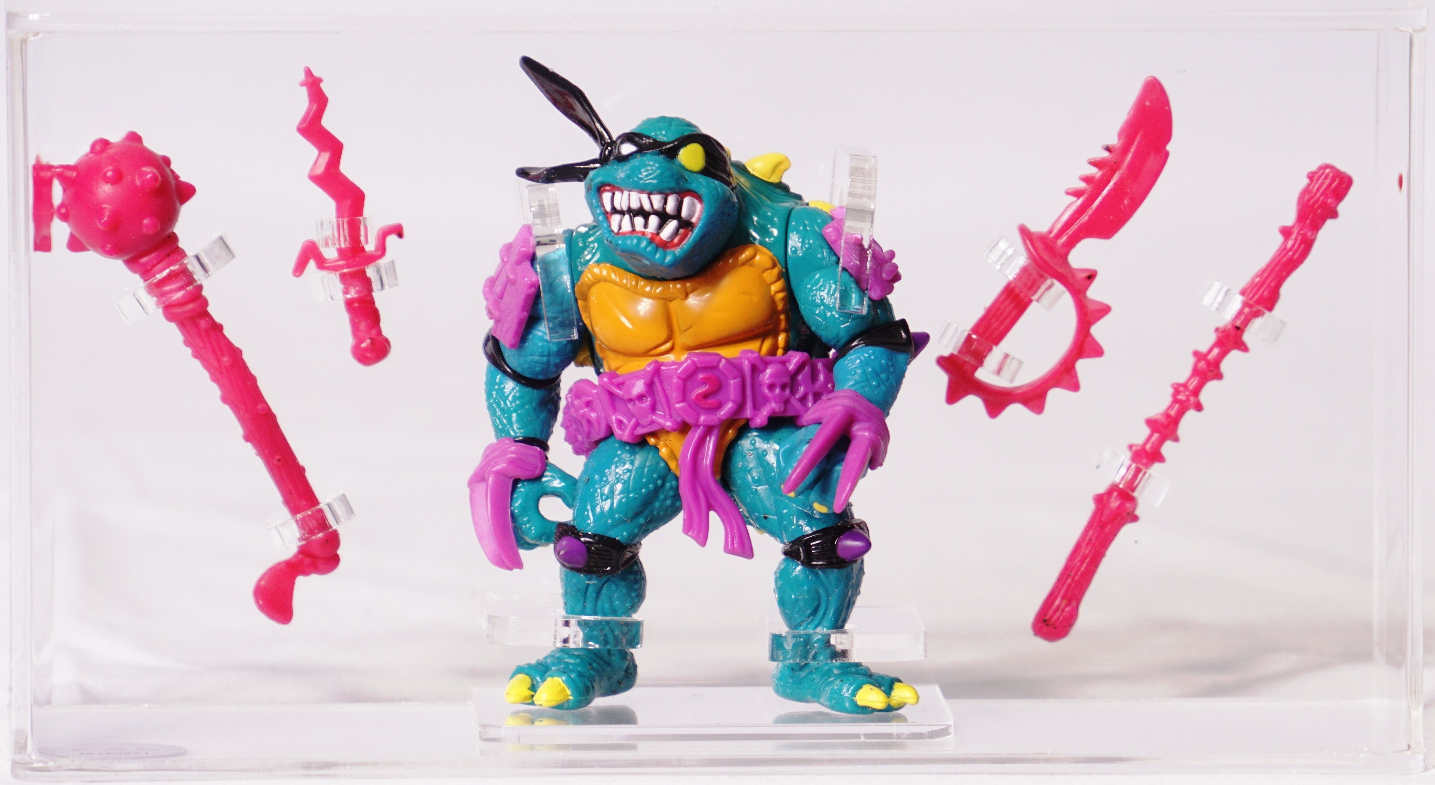 1990 Playmates Teenage Mutant Ninja Turtles Loose Action Figure - Slash