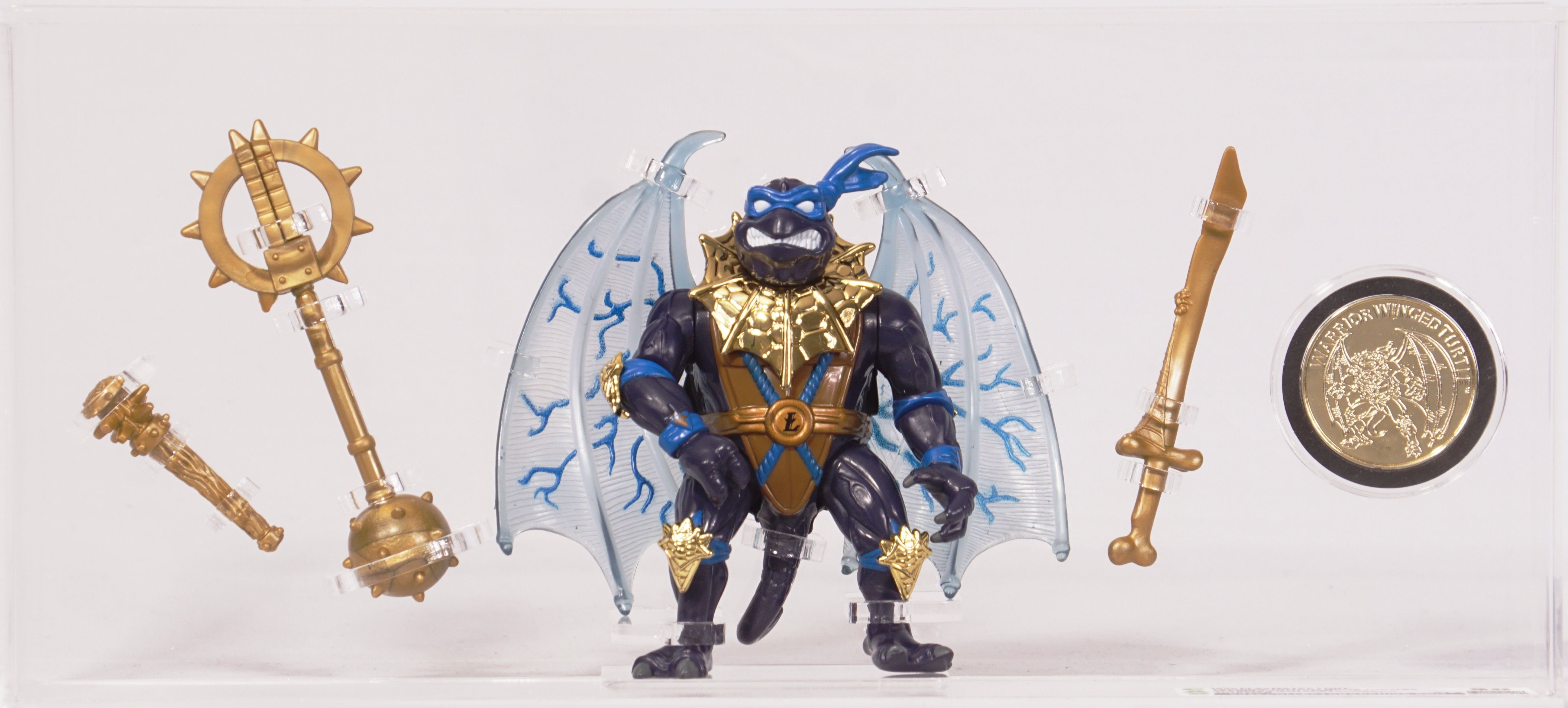 1995 TMNT Warrior Winged Leonardo Action Figure Teenage