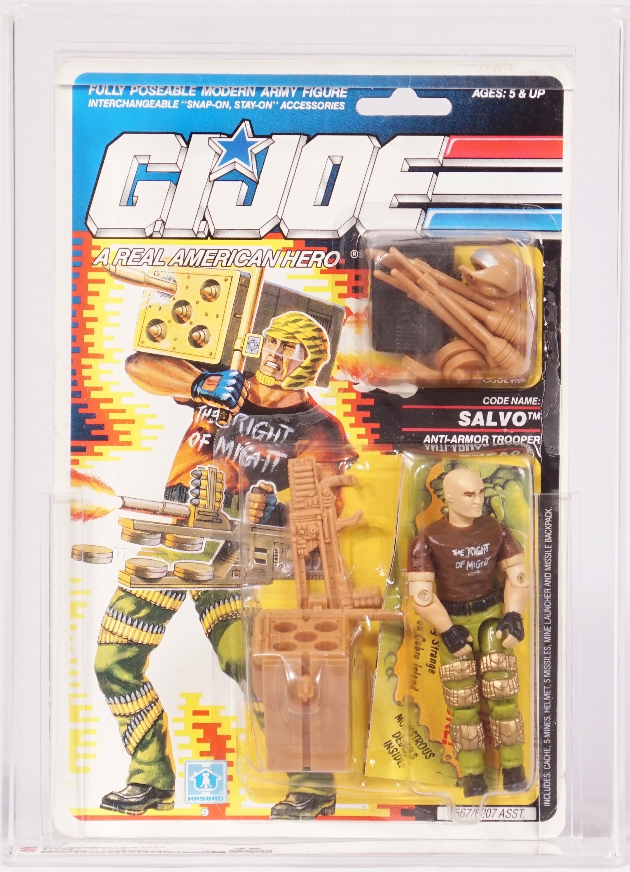 1990 Hasbro G.I. Joe Carded Action Figure - Salvo