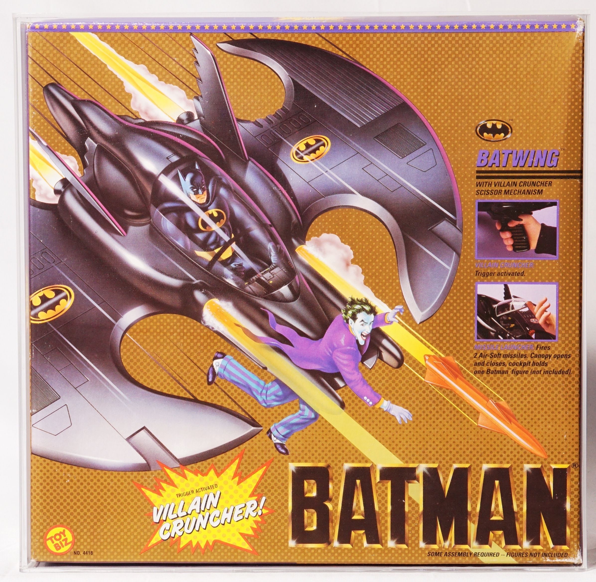 1989 Toy Biz Batman Boxed Playset Batcave