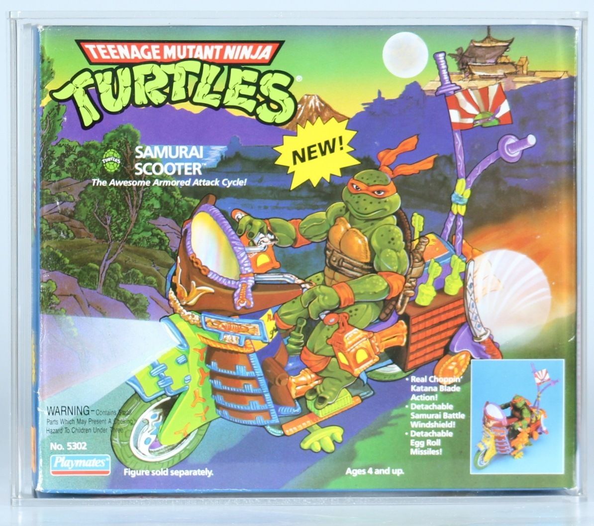 1991 Remco Teenage Mutant Ninja Turtles Boxed Playset