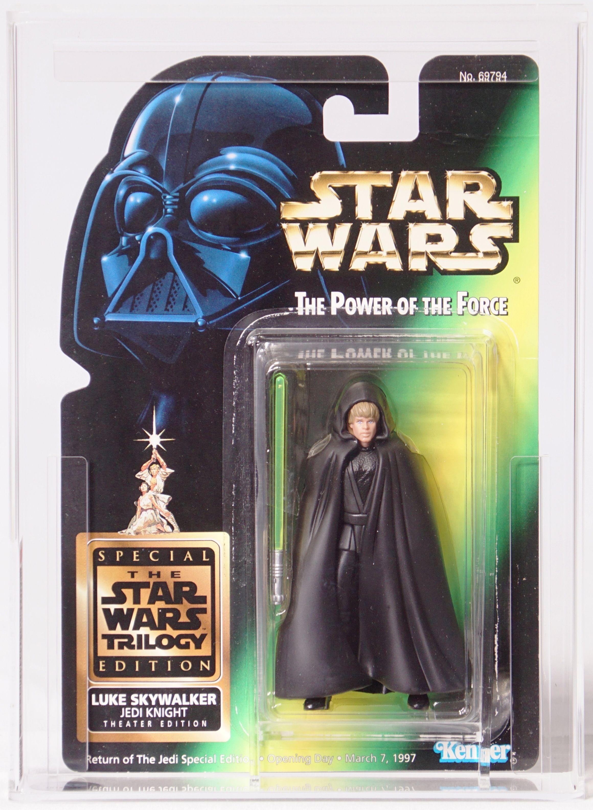 最適な価格 1997 Kenner Star Wars POTF II Theater Edition Carded Action ダース・ヴェイダー
