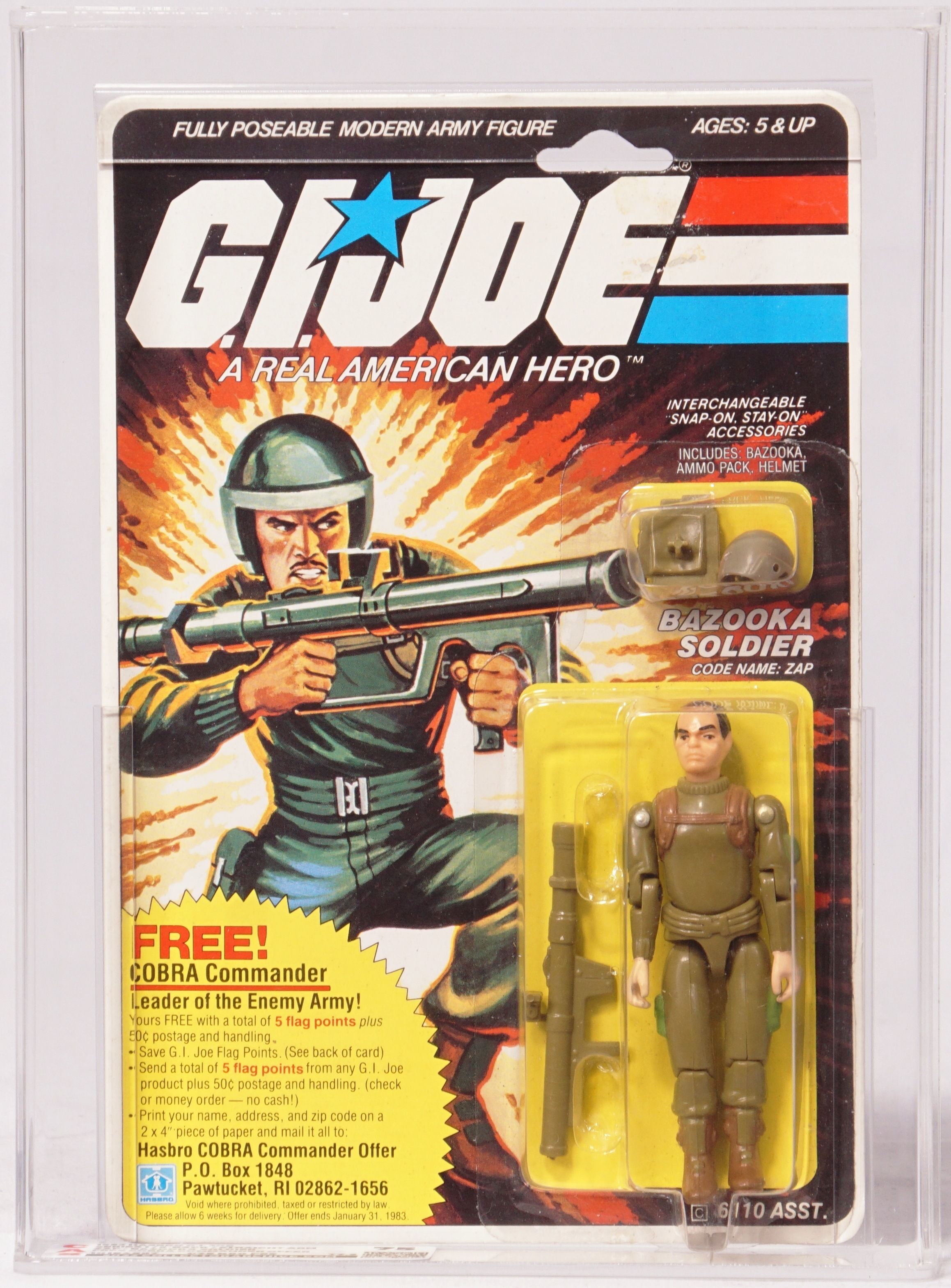 1982 Hasbro G.I. Joe Carded Action Figure - Zap 1982 Hasbro G.I. Joe Carded Action Figure - Zap