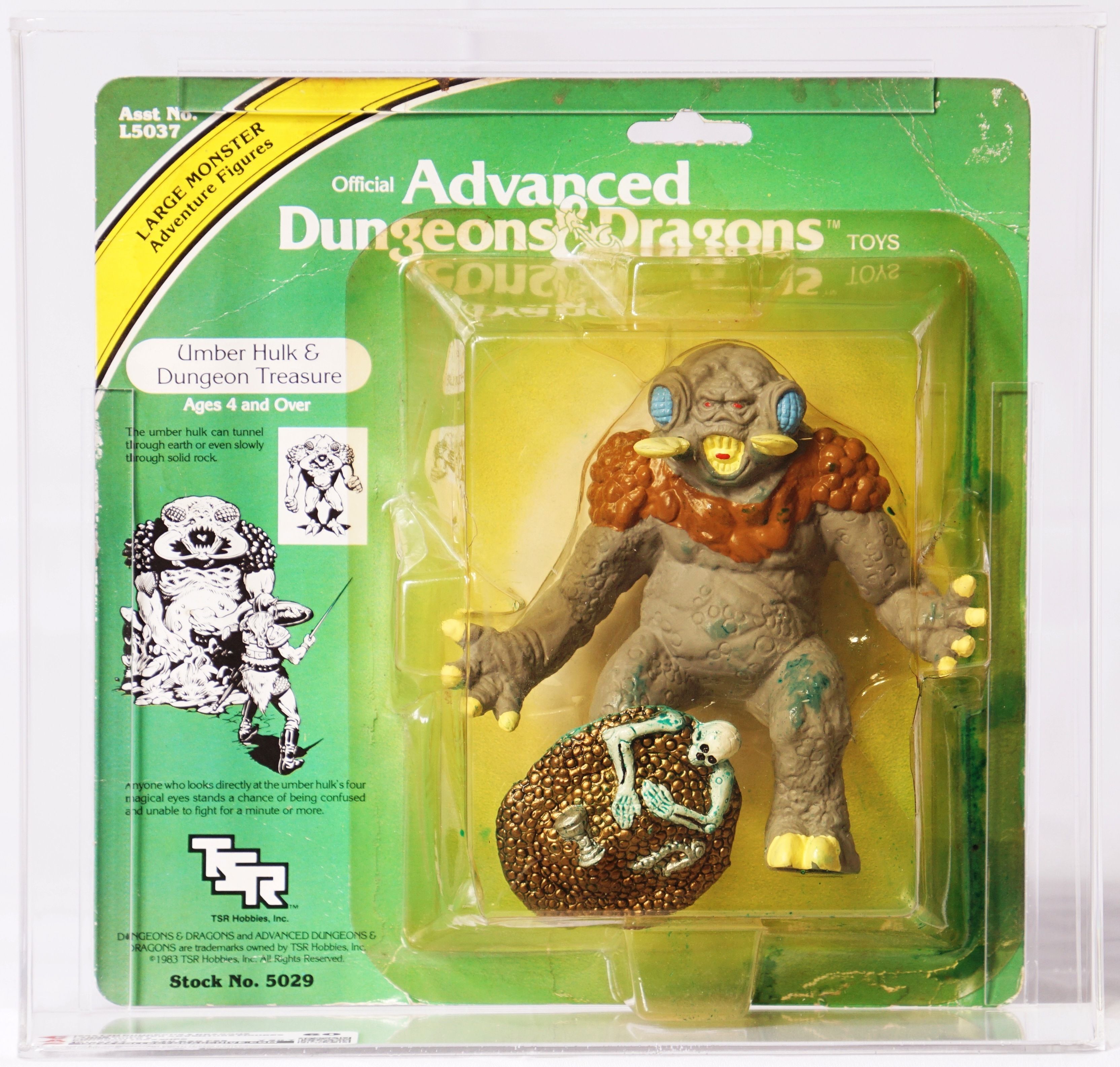 1984 LJN Advanced Dungeons and Dragons Carded Action Figure - Umber Hulk &  Dungeon Treasure