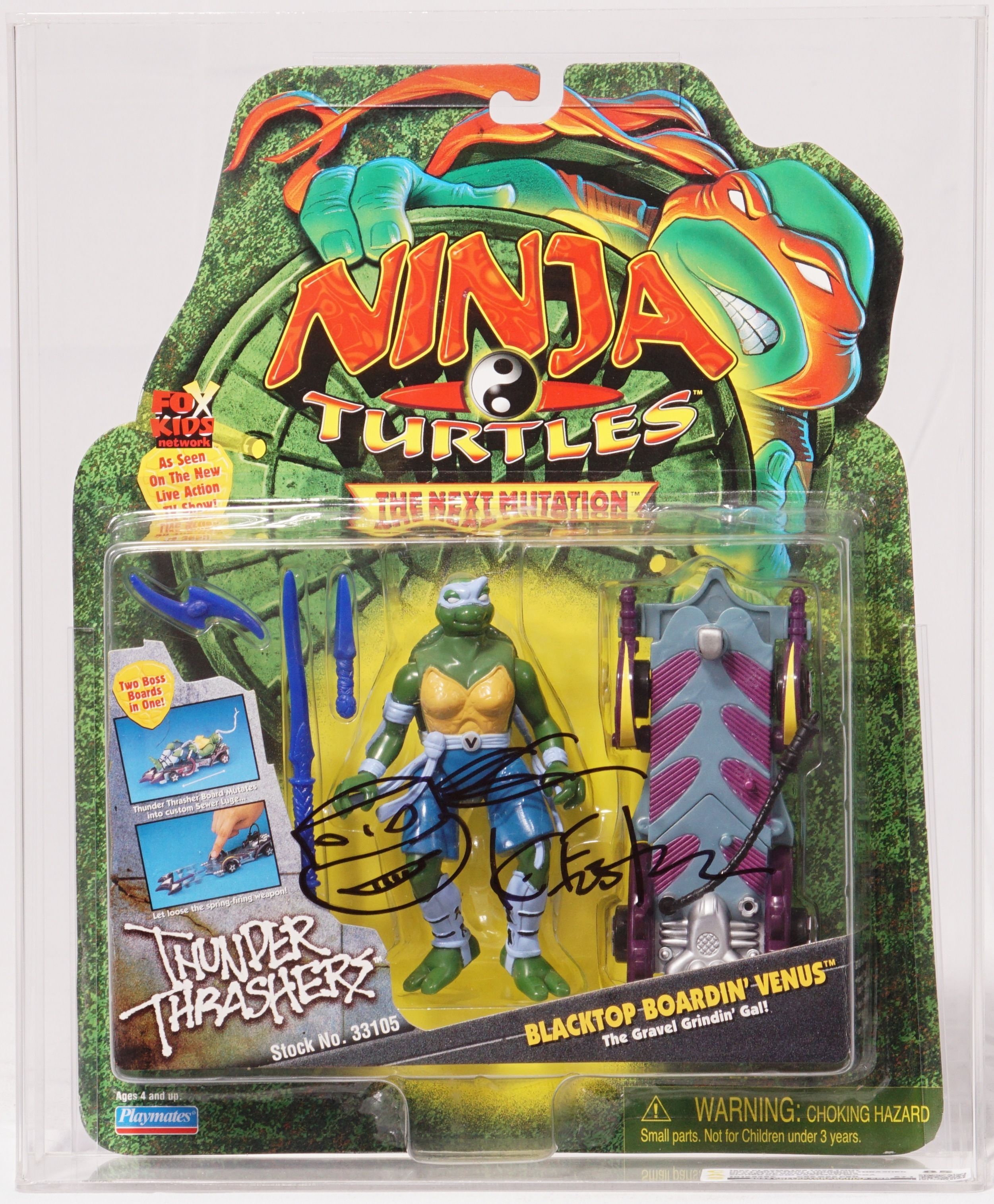 人気ブランドからコーディネートを探す Thrashers Thunder Mutation Next TMNT Playmates 1997 CUSTOM Carded w/COA) Eastman Kevin by (Signed Venus Boardin' Blacktop - Figure  Action その他