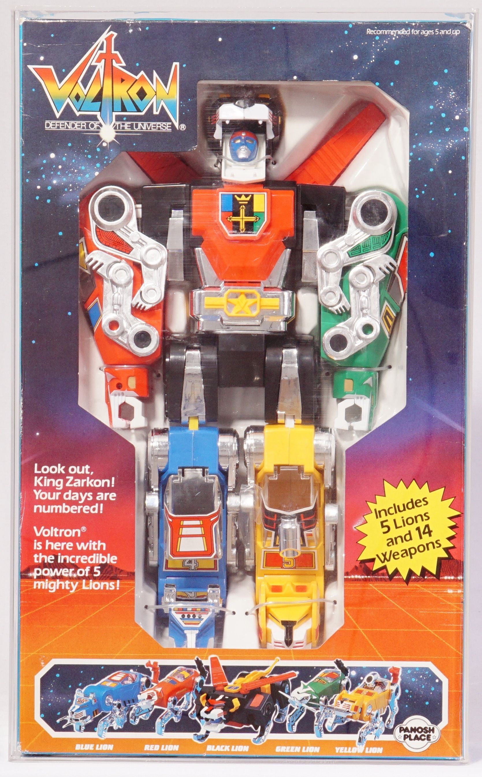 Retro voltron toy sales