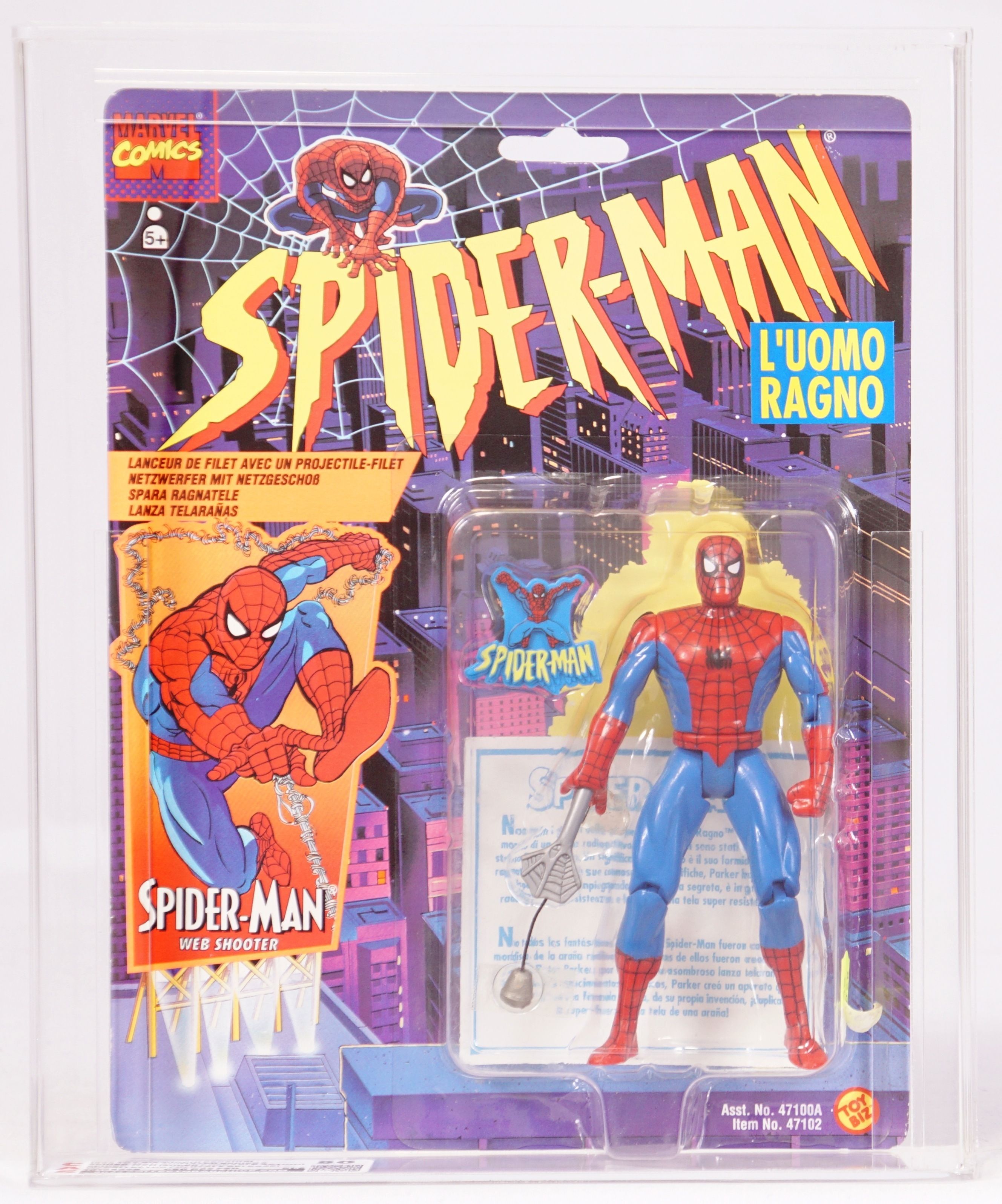 【正規品直輸入】 Toy 1994 Biz/Giochi Series Animated Spider-Man Preziosi トップス