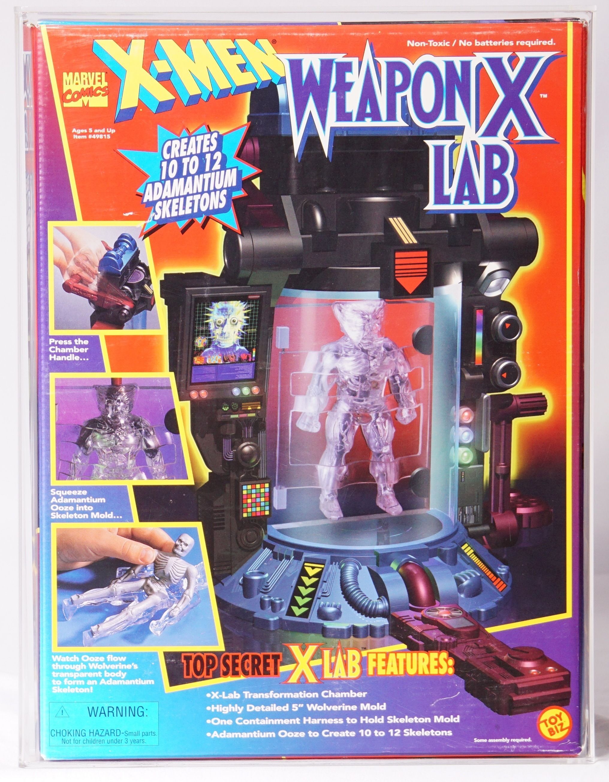 1996 Marvel Comics X-Men Boxed Playset - Weapon X Lab
