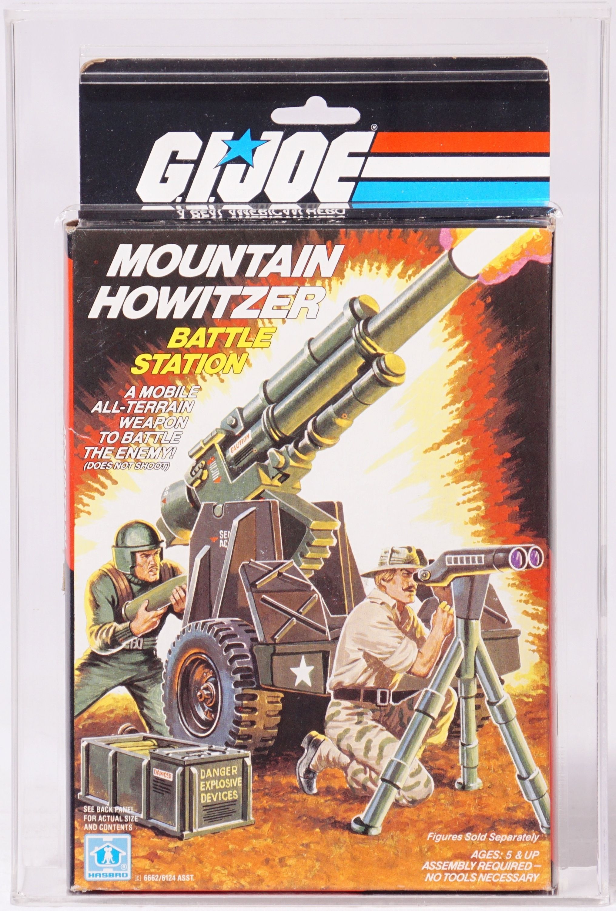 1984 Hasbro G.I. Joe Boxed Accessory - Mountain Howitzer