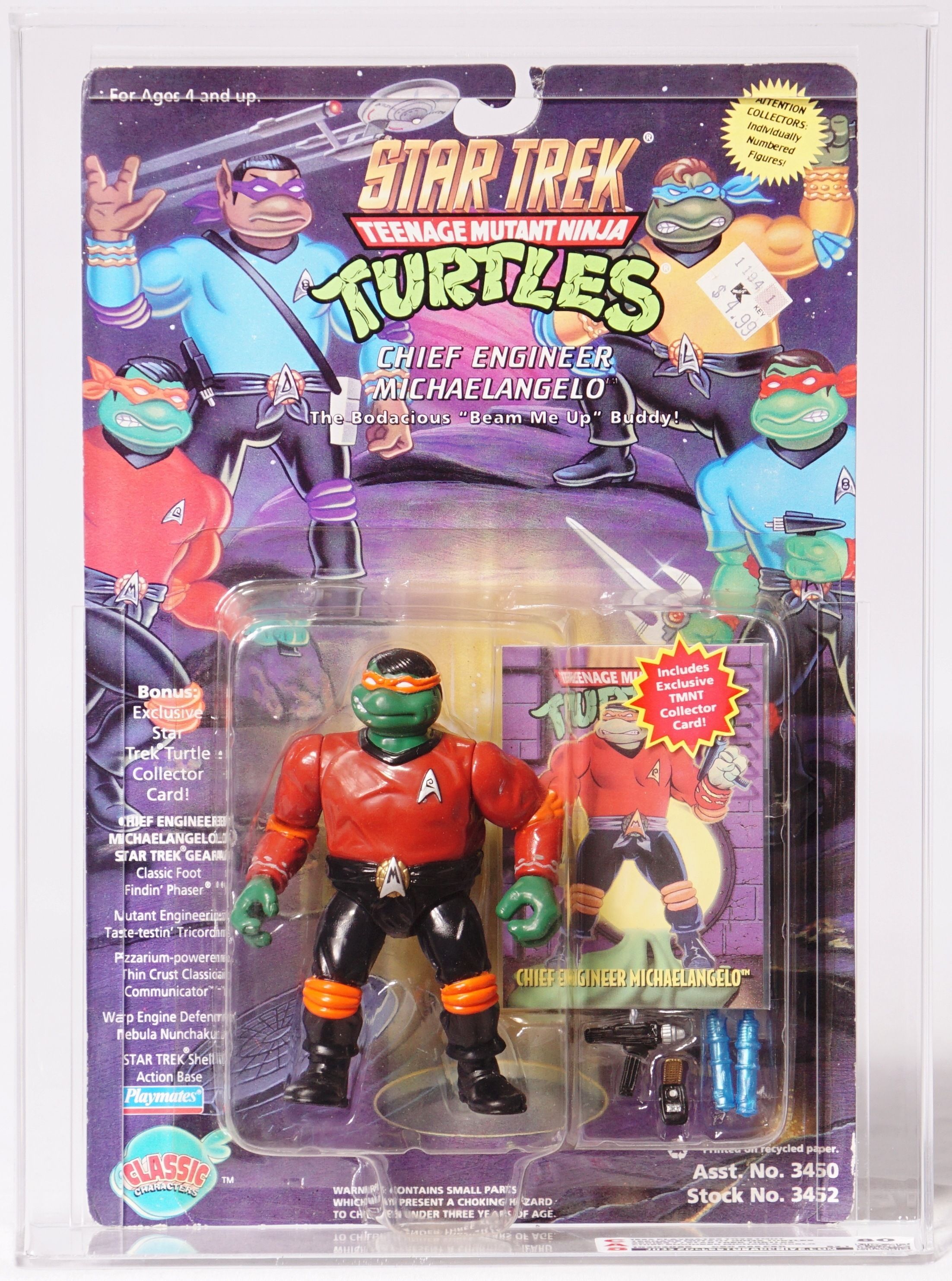 1991 TMNT Movie Star Don Teenage Mutant Ninja Turtles MOC