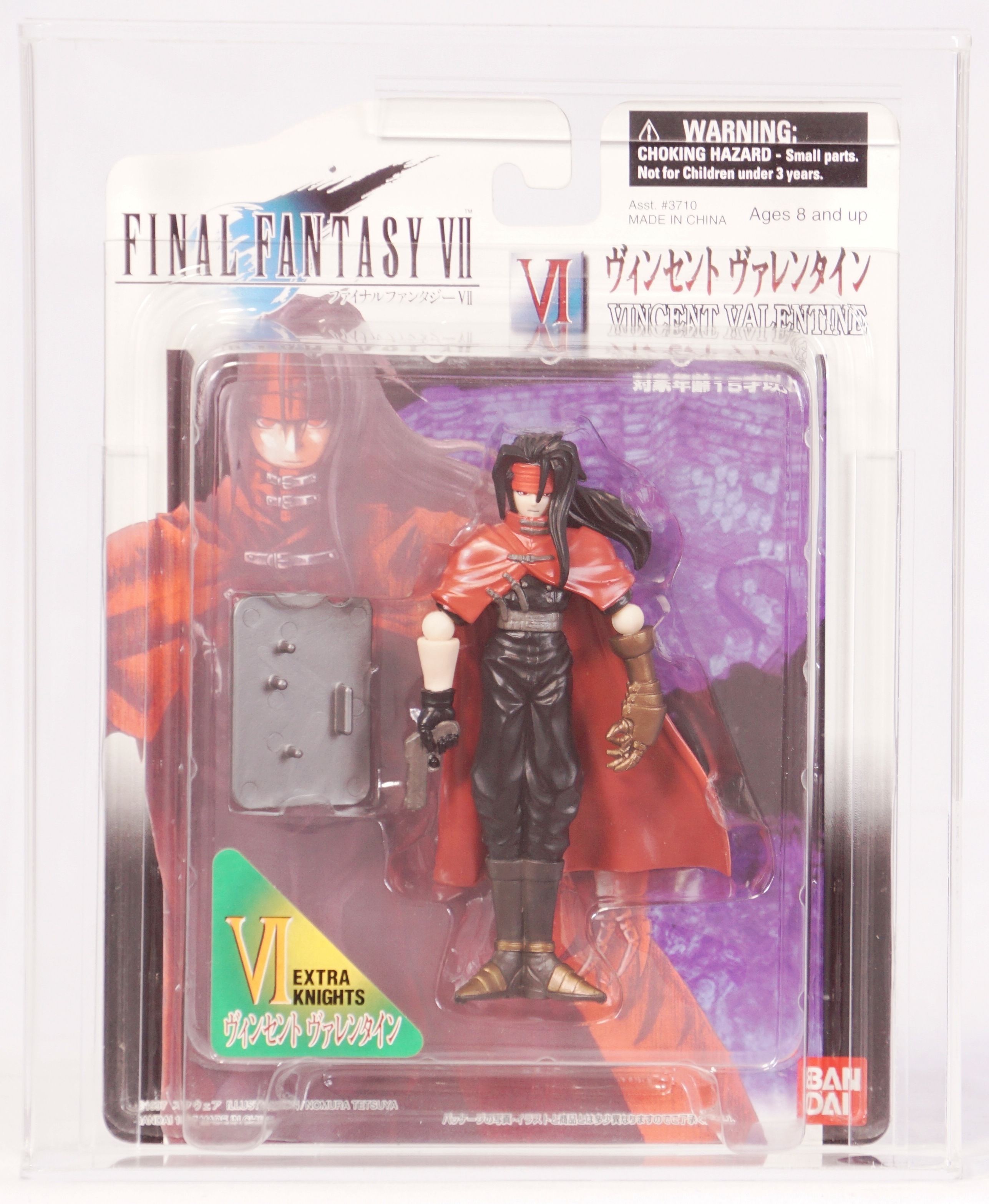 1997 Bandai Final Fantasy VII Carded Action Figure - Vincent