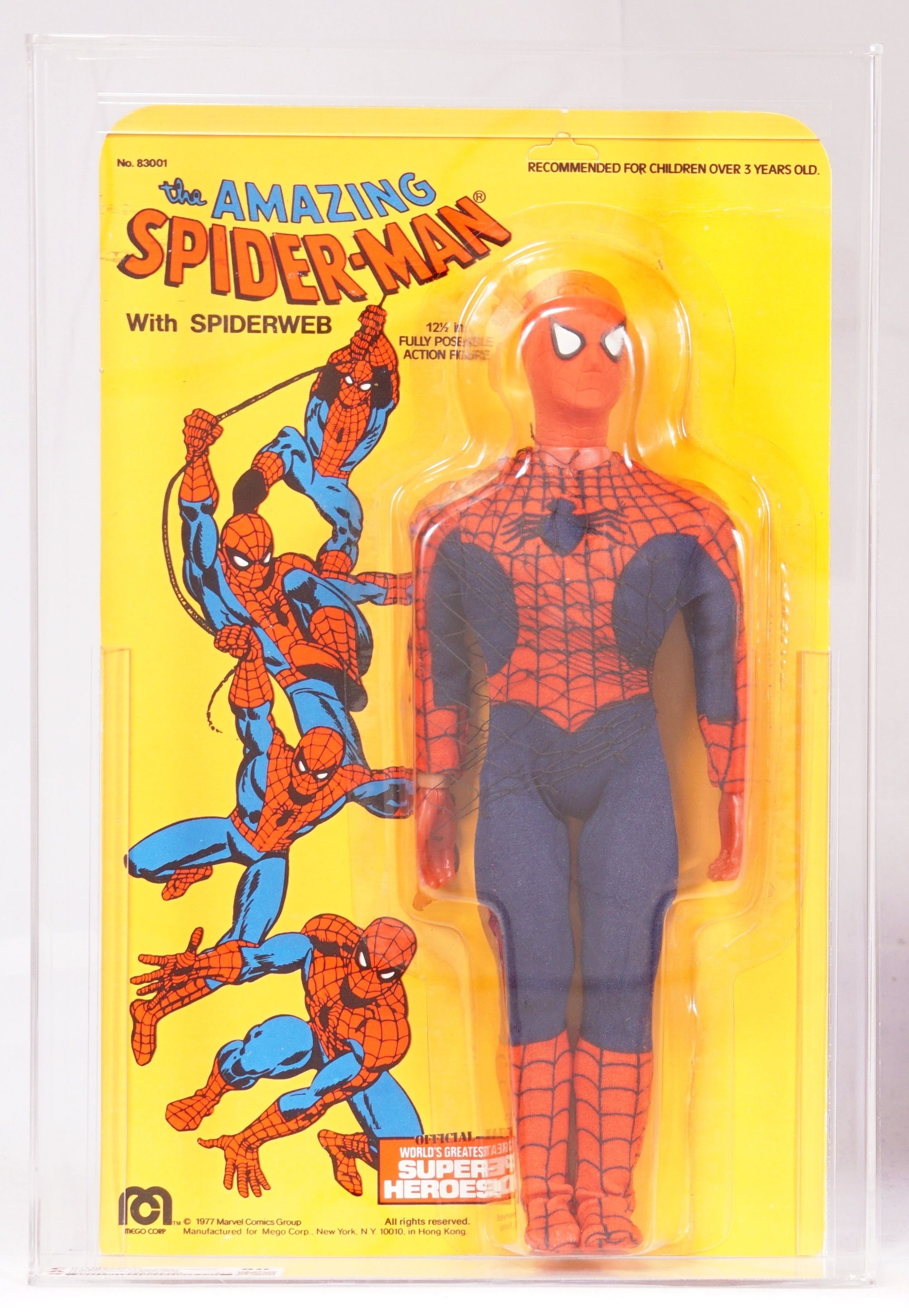 【通販 人気】 1977 Mego Spider-Man Amazing The - Figure Action Carded Inch 12 アメコミ