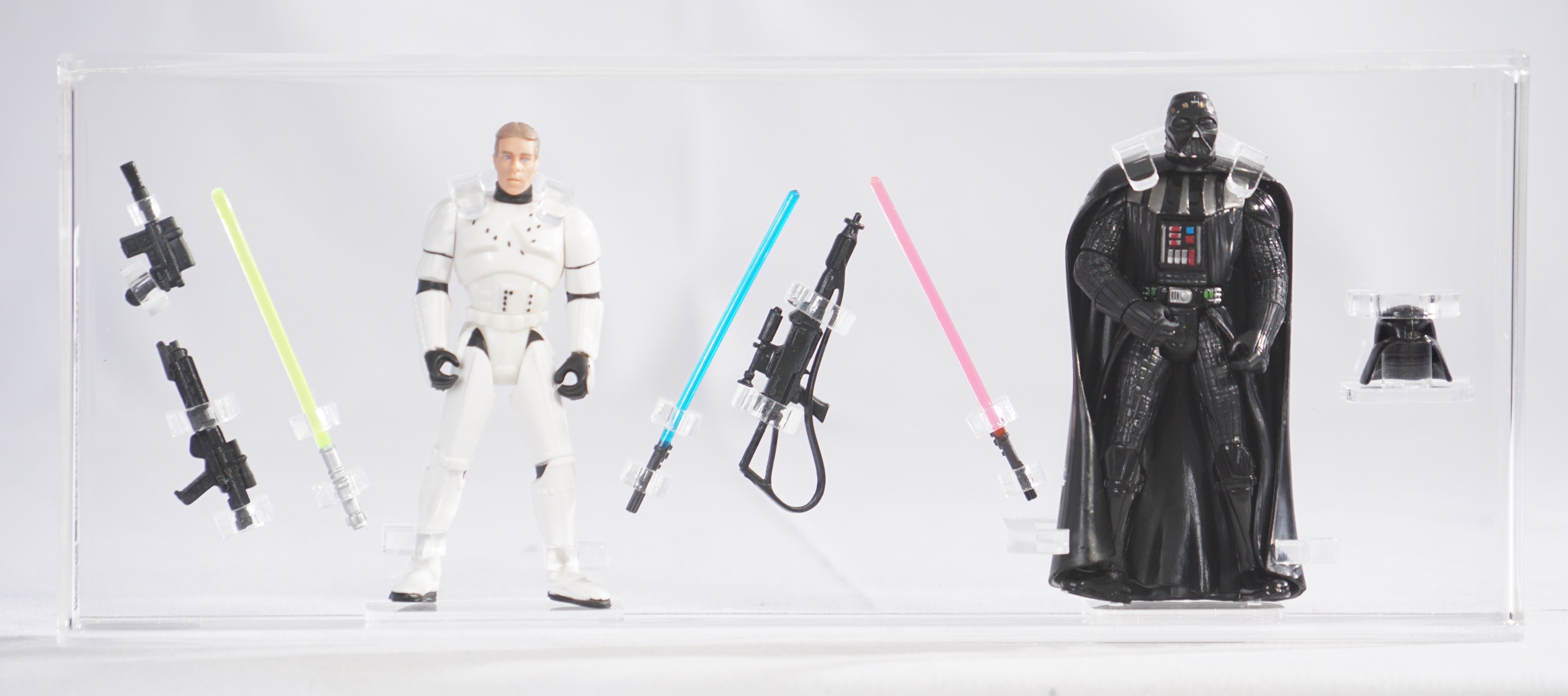 1998 Kenner Star Wars 2-Pack POTF Loose Action Figures - Luke Skywalker &  Darth Vader (Escape the Death Star Exclusive)