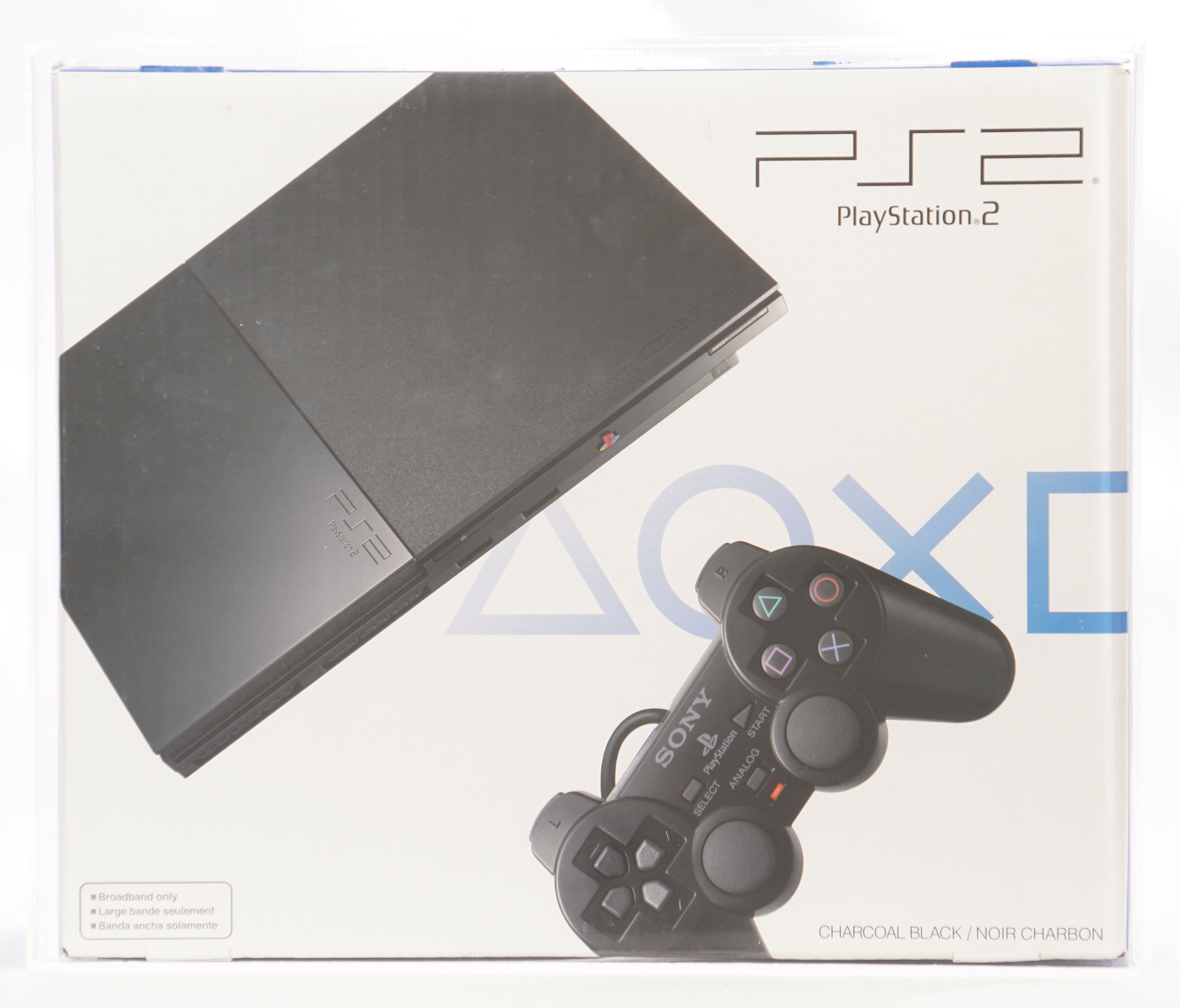 2010 Sony Playstation 2 Sealed Video Game Console - Charcoal Black (Slim)