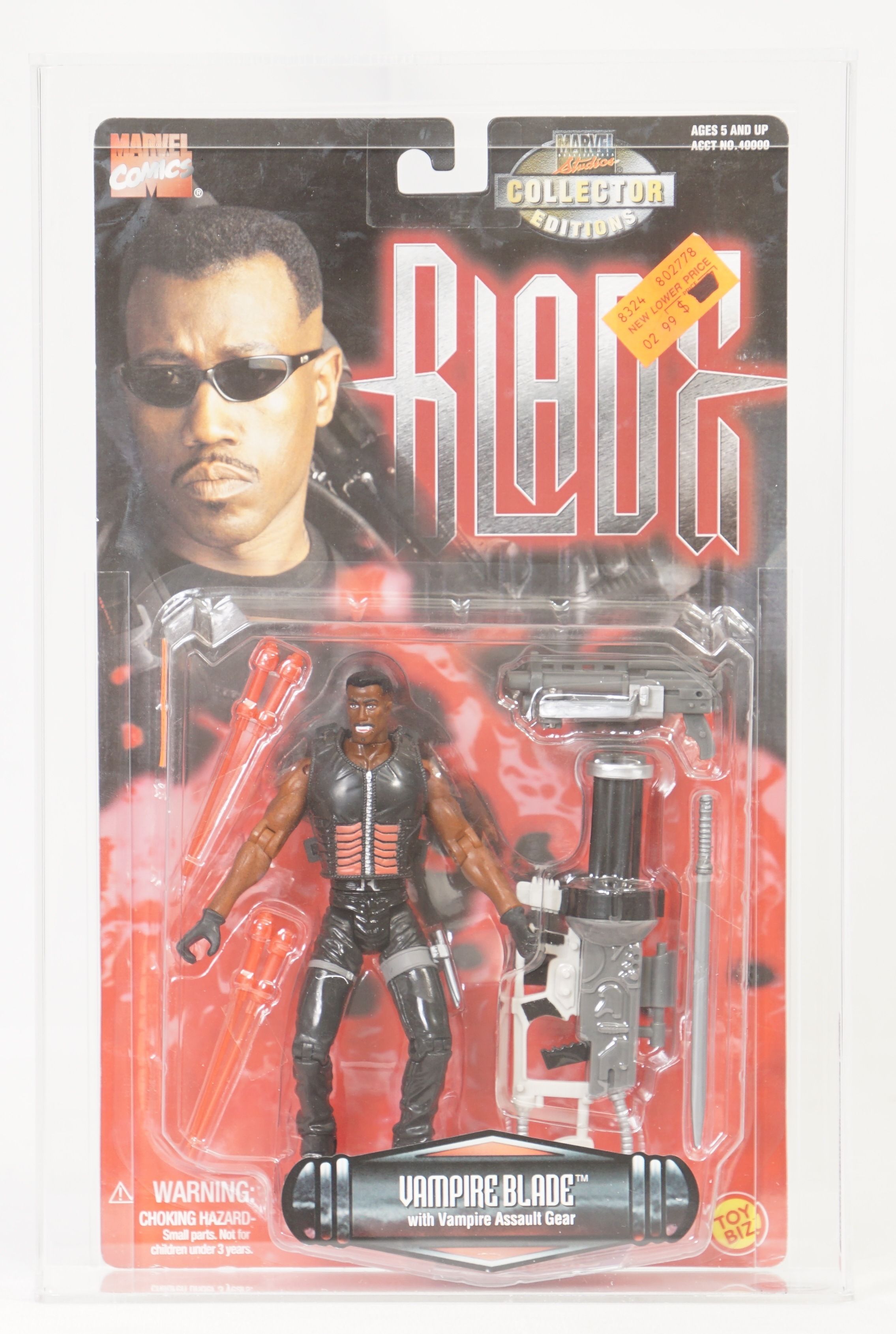 幸せなふたりに贈る結婚祝い Action Carded Comics Marvel Biz Toy 1998 Figure Blade Vampire - その他