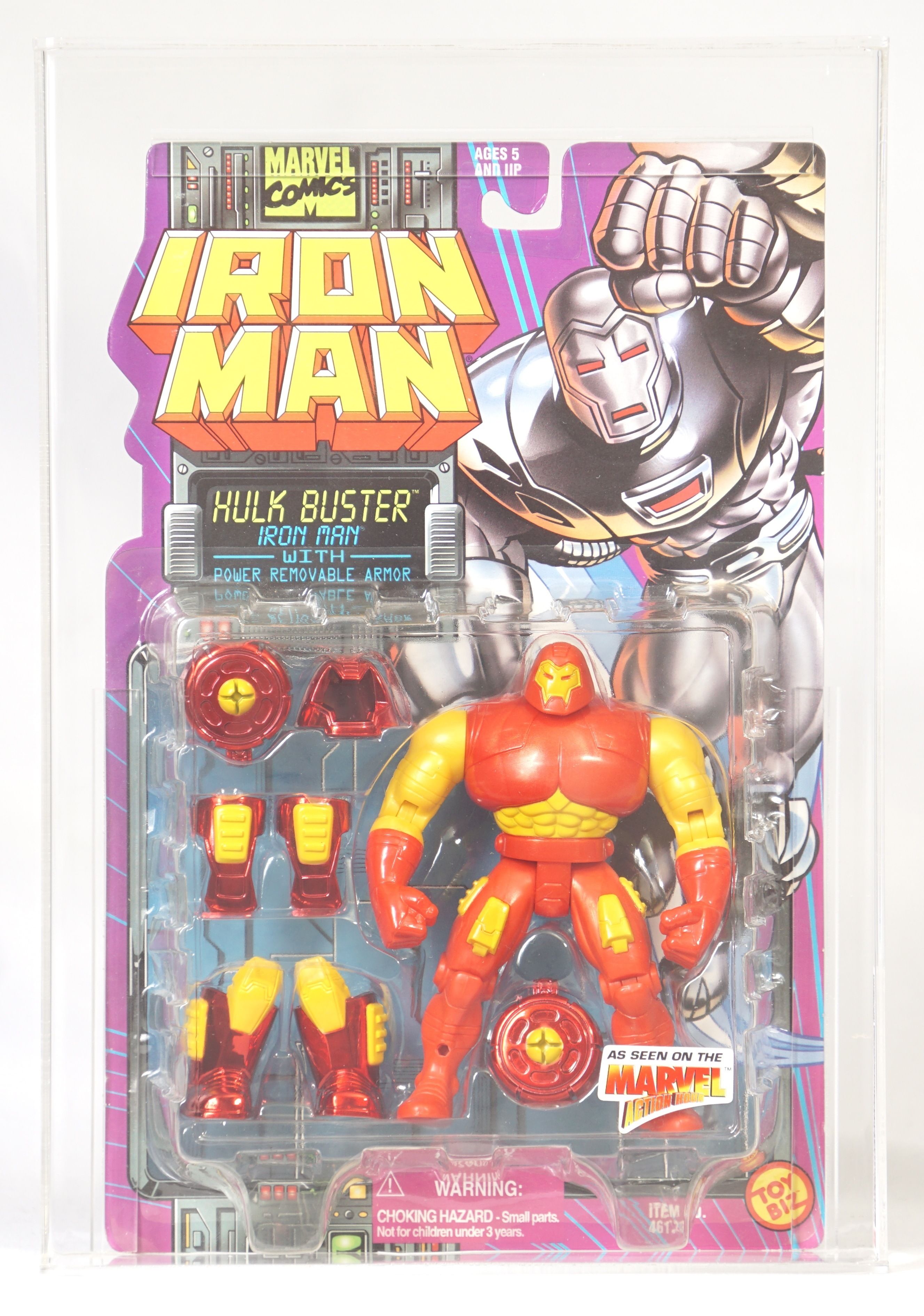 1995 Toy Biz Marvel Comics Iron Man Carded Action Figure