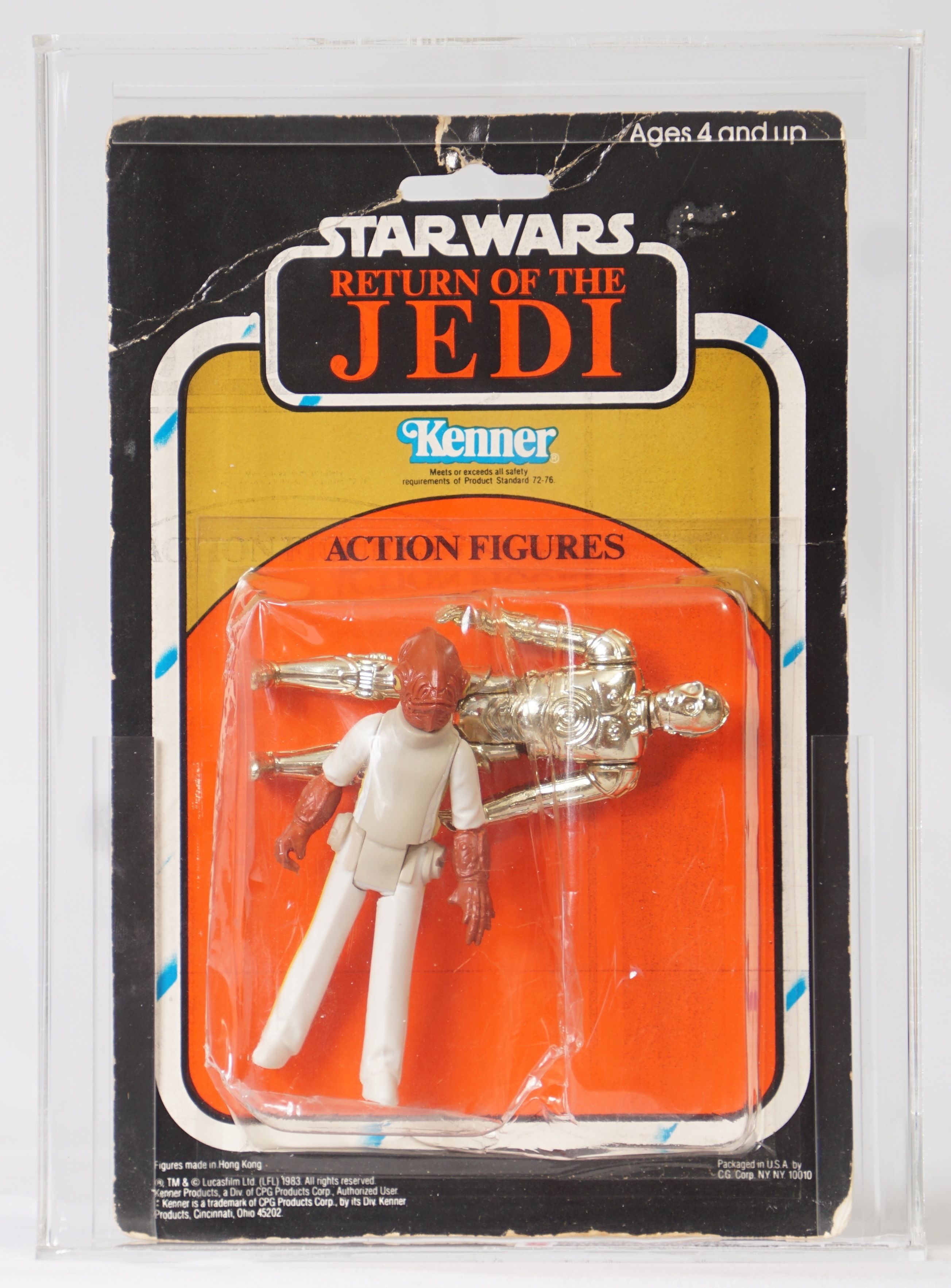 1983 Star Wars Carded Action Figure 2-Pack - Admiral Ackbar