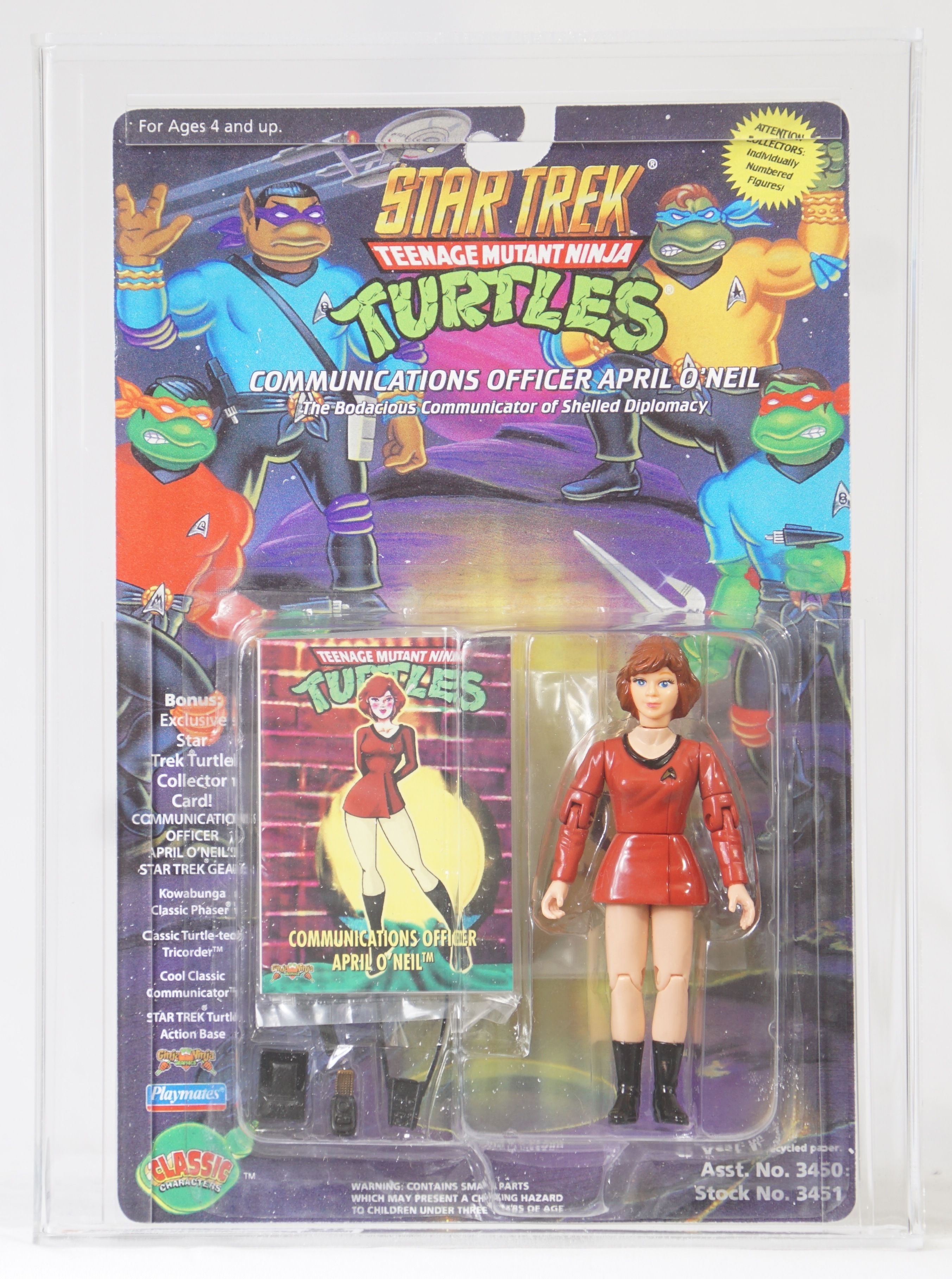 Teenage Mutant Ninja Turtles Star Trek Custom Carded Action