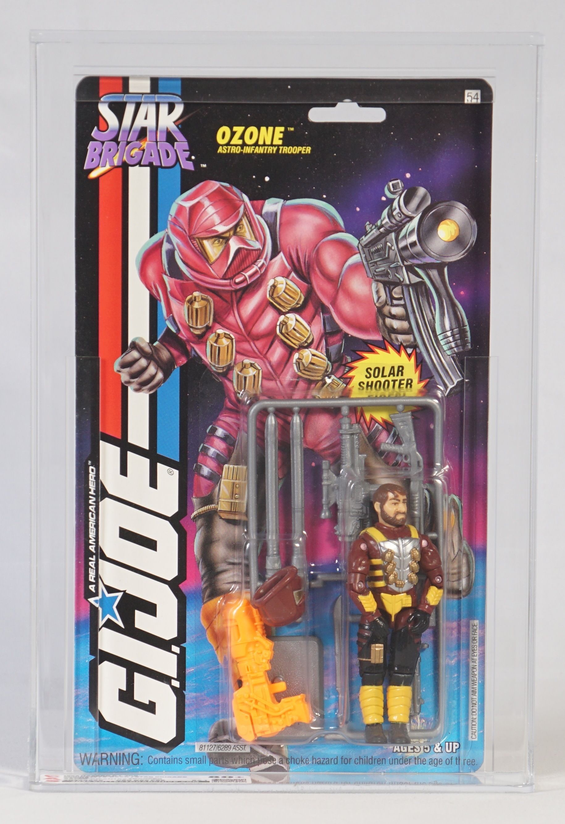 1993 Hasbro G.I. Joe Star Brigade Carded Action Figure - Ozone