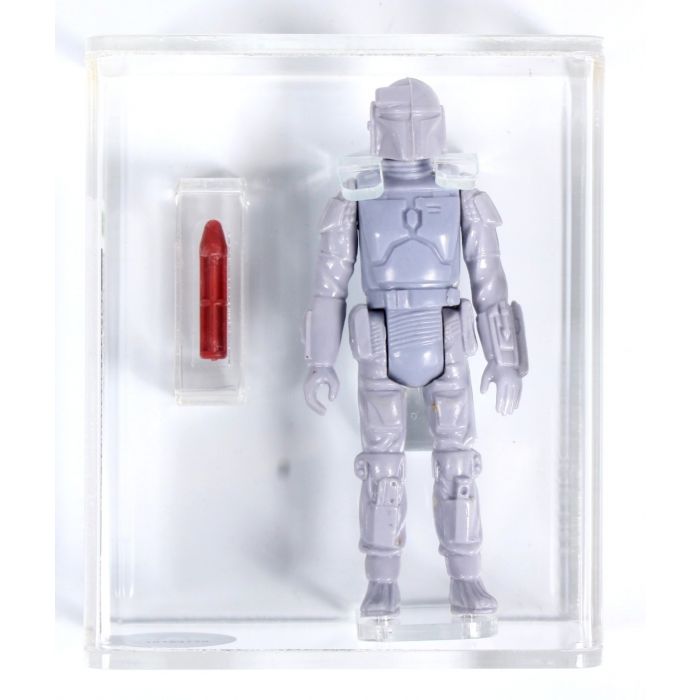 1979 Star Wars Prototype Grey Unpainted L Slot Rocket Firing Boba Fett