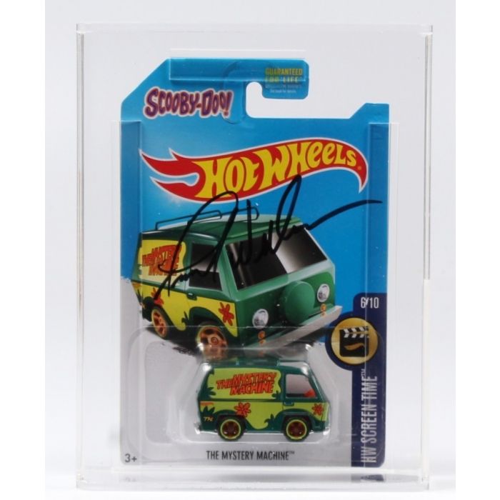 CUSTOM 2012 Mattel Hot Wheels Carded Vehicle The Mystery Machine Signed by Frank Welker