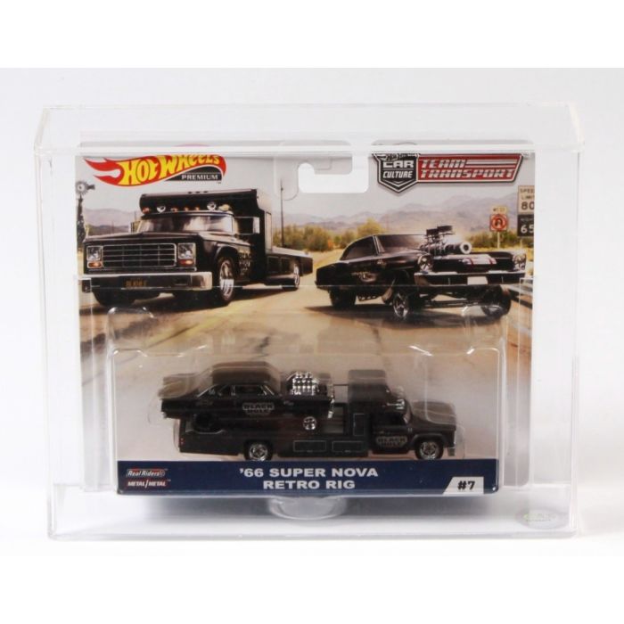 2018 Mattel Hot Wheels Team Transport Carded Vehicle 66 Super Nova Retro Rig