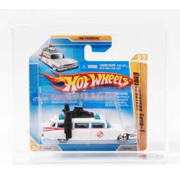 2010 Mattel Hot Wheels Carded Vehicle Ghostbusters Ecto 1 European Short Card