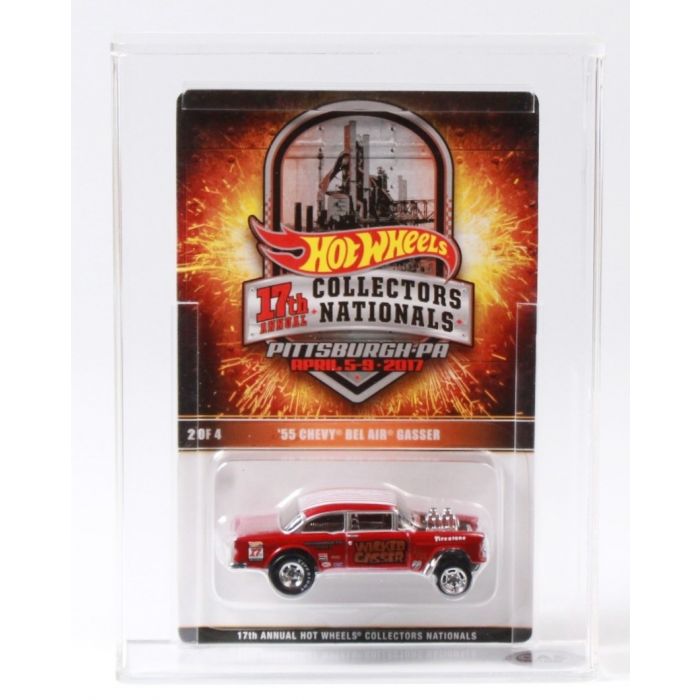 2017 Mattel Hot Wheels Carded Vehicle 55 Chevy Bel Air Gasser 17th Annual Collectors Nationals Convention