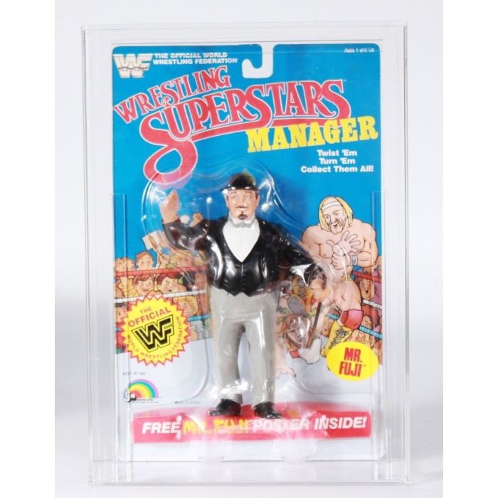 1986 LJN WWF Wrestling Superstars Carded Action Figure - Mr. Fuji