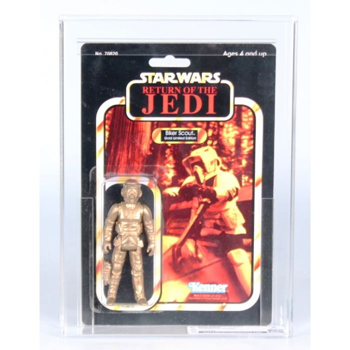 CUSTOM 2000s Star Wars Fan Made Carded Action Figure - Biker