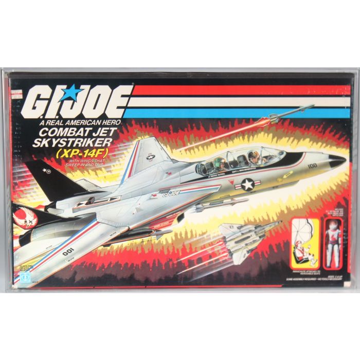 1983 Hasbro G.I. Joe Boxed Combat Jet Skystriker XP 14F