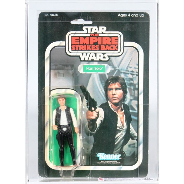 1980 Star Wars Sample Carded Action Figure - Han Solo 9Red