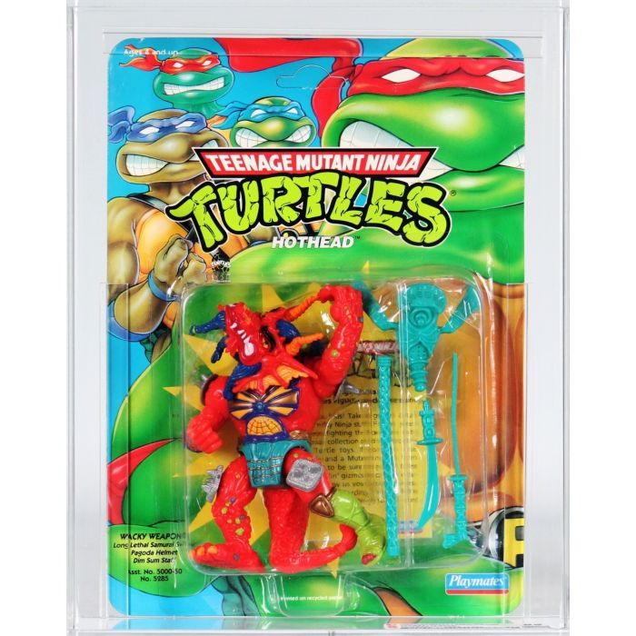 1992 Playmates Teenage Mutant Ninja Turtles Carded Action Figure Hothead Reissue
