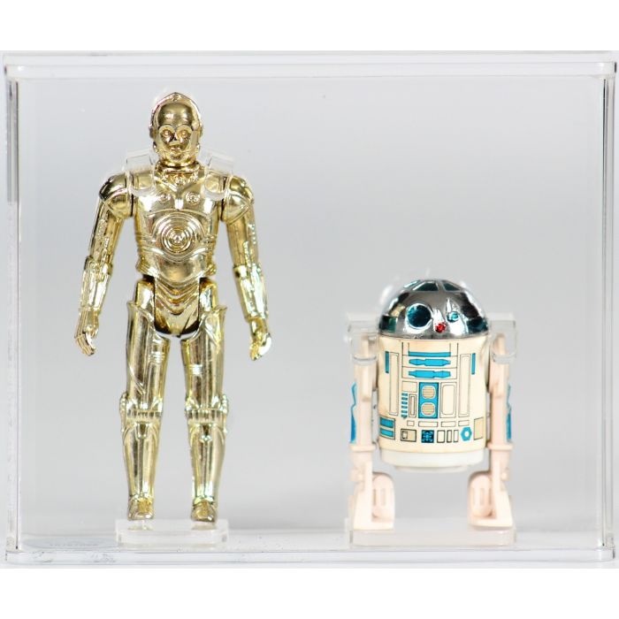 CUSTOM 1977 Star Wars Loose Action Figure Set - C-3PO & R2-D2