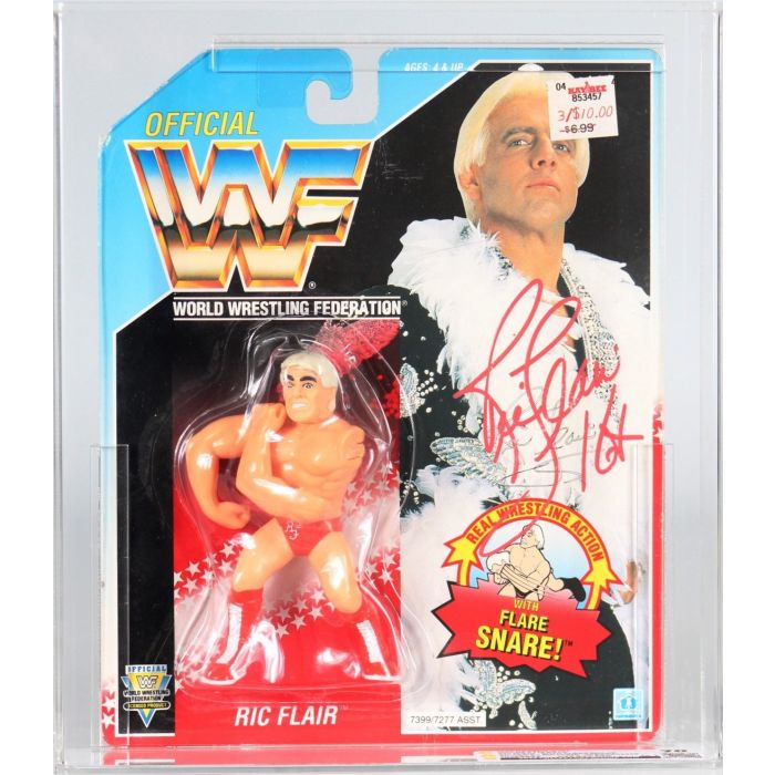 CUSTOM 1993 Hasbro WWF Carded Action Figure Filecard Ric