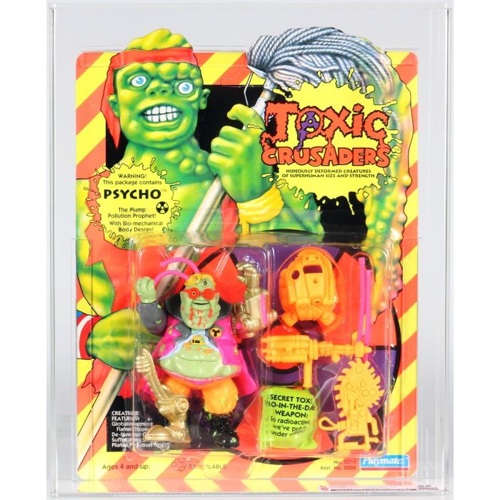 1991 Playmates Toxic Crusaders Carded Action Figure - Psycho