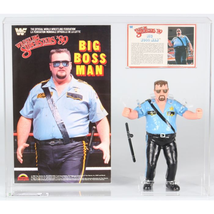 1992 Hasbro International WWF Carded Action Figure - Big Boss Man