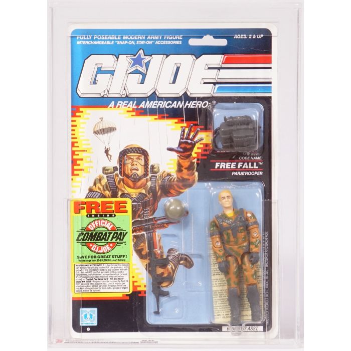 1990 Hasbro G.I. Joe Carded Action Figure Free Fall