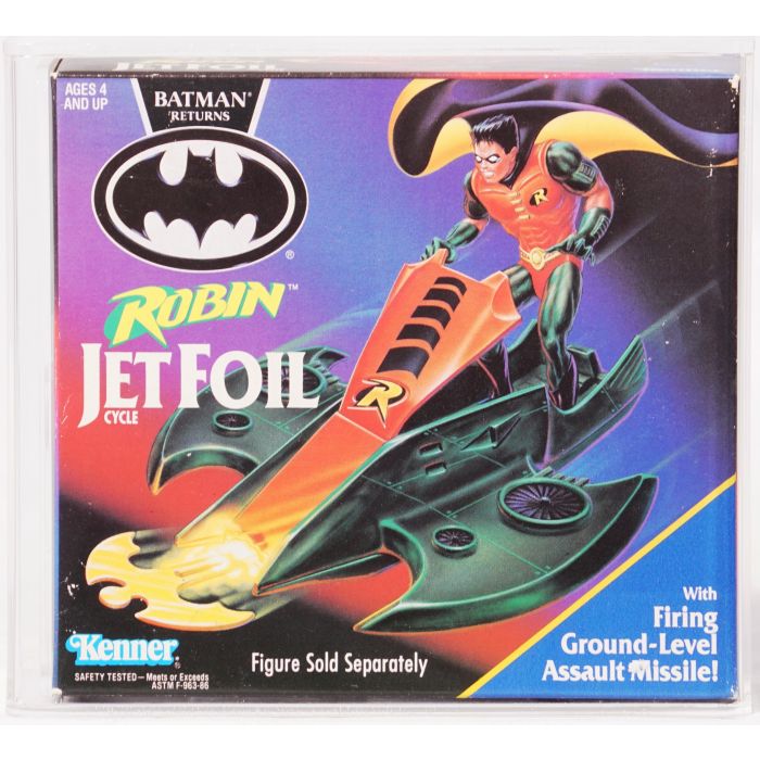 Unopened BATMAN RETURNS version ROBIN JET FOIL Robin Kenner