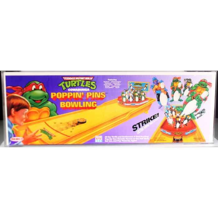 1991 Remco Teenage Mutant Ninja Turtles Boxed Playset Poppin Pins Bowling
