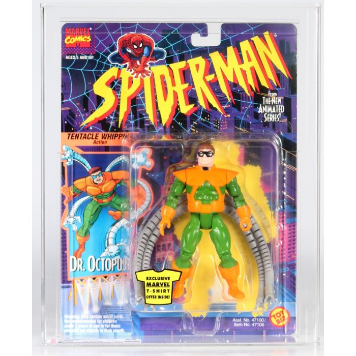 1994 Toy Biz Spider Man Animated Series Carded Action Figure Dr. Octopus