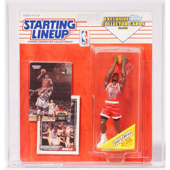 1993 Kenner Starting Lineup NBA Carded Sports Figure Michael Jordan Shooting