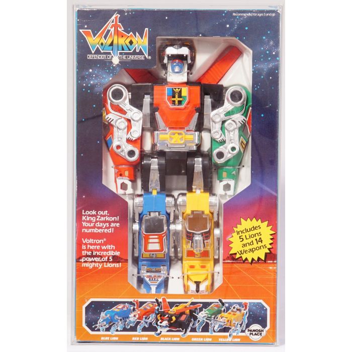 1984 Vintage Panosh Place Voltron Boxed Robot 5 Lions Box Set