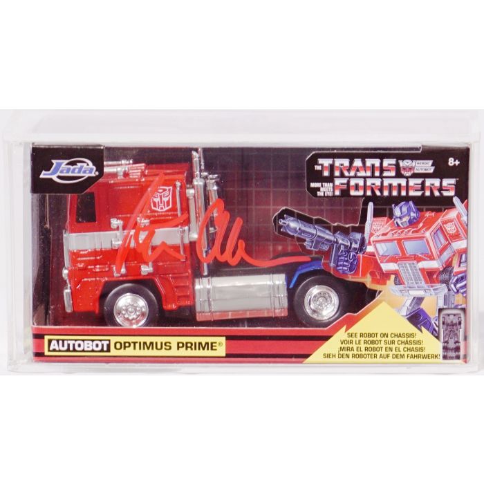 CUSTOM 2020 Jada Toys Transformers Hollywood Rides Boxed Action Figure Optimus Prime 1 32 Scale Signed by Peter Cullen