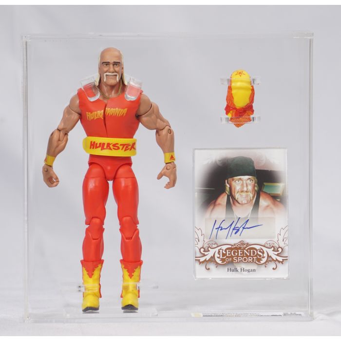 CUSTOM 2015 Mattel WWE Elite Collection Hall of Fame Loose Action Figure Hulk Hogan with Signed Card
