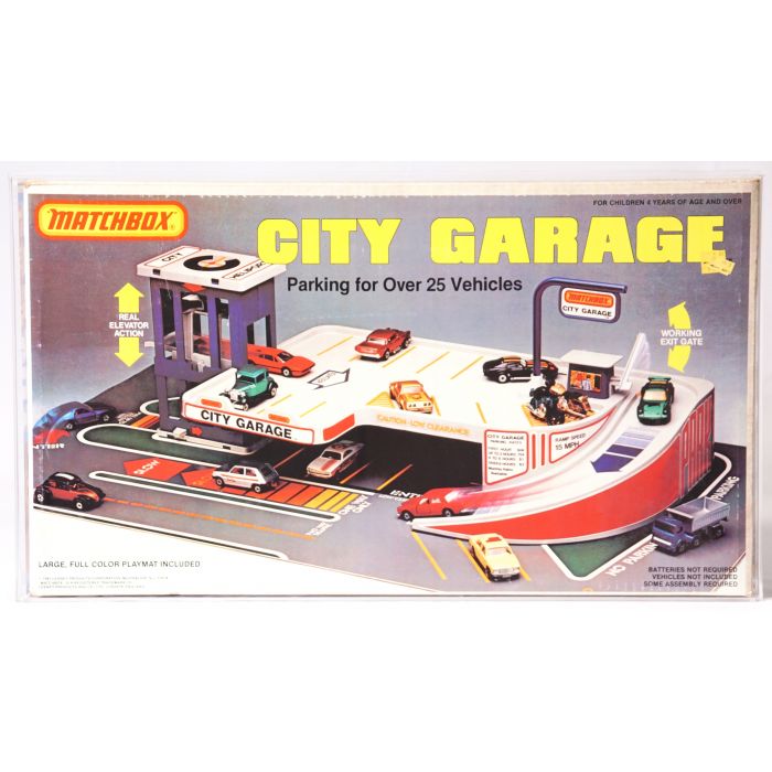 Vintage matchbox garage cheap