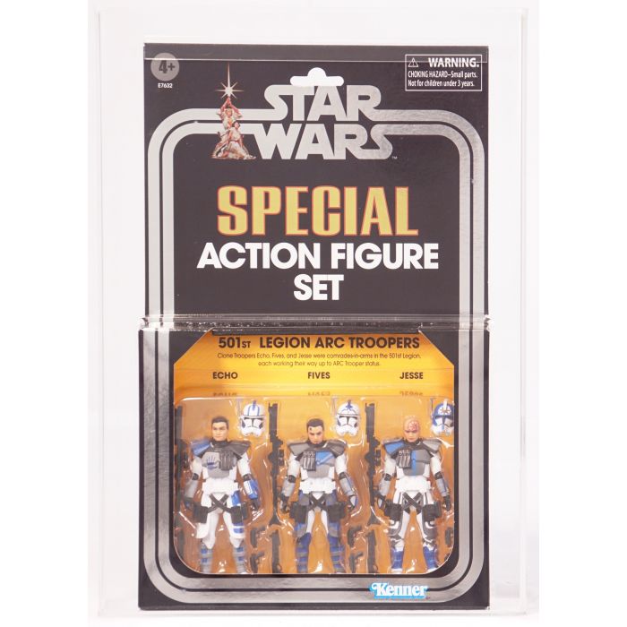 2020 Hasbro Star Wars Vintage Collection Hasbro Pulse Exclusive 501st Legion Arc Troopers 3 Pack Echo Five Jesse