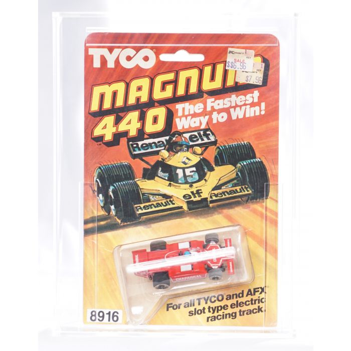 1982 Tyco Magnum 440 HO Carded Slot Car Formula I Chaparral