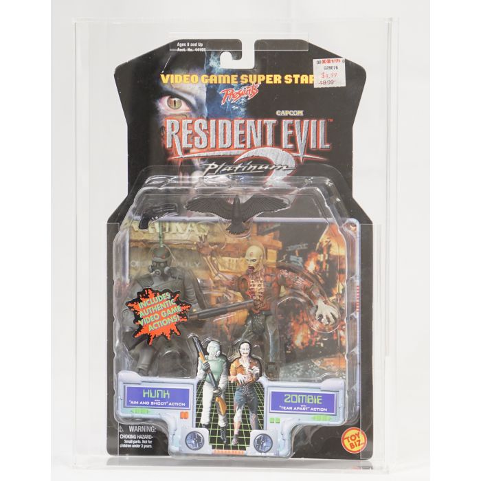 1998 Toy Biz / Capcom Resident Evil 2-Pack Carded Action Figures - Zombie &  Forest Speyer
